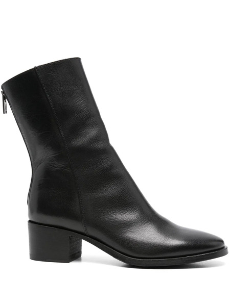  Pantanetti 50mm Leather Boots - Black 