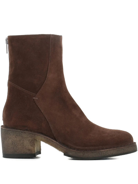  Pantanetti 60mm Suede Ankle Boots - Brown 