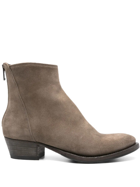  Pantanetti 50mm Suede Boots - Grey 