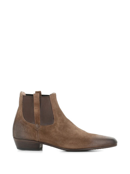  Pantanetti Pull-on Leather Boots - Brown 