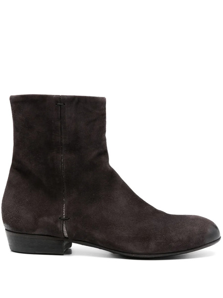  Pantanetti Suede Ankle Boots - Grey 