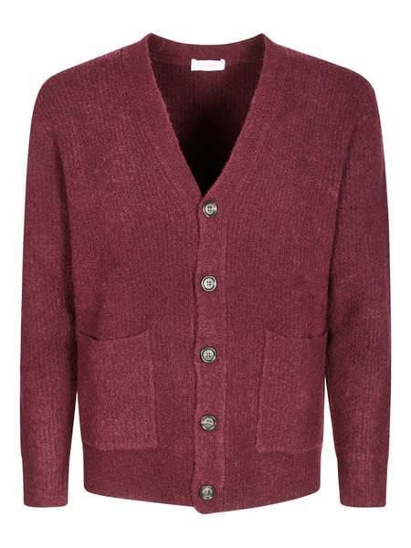  Paolo Pecora Buttoned Patch-pocket Cardigan - Red 
