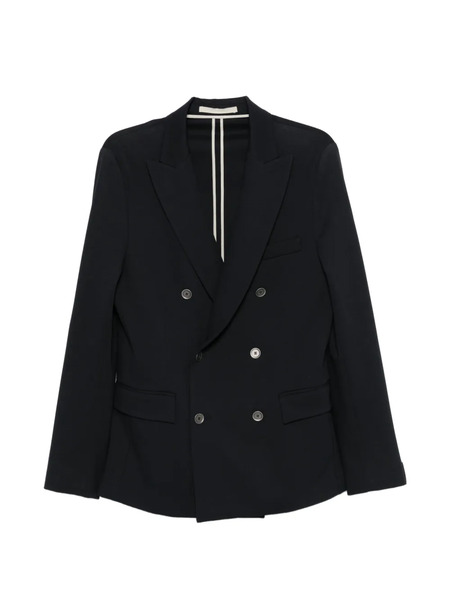  Paolo Pecora Double-breasted Jacket - Blue 