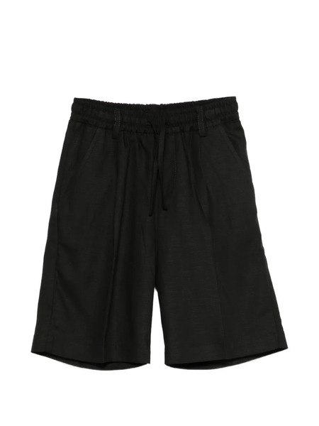  Paolo Pecora Kids Drawstring Shorts - Black 