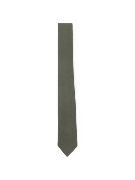  Paolo Pecora Kids Plain Tie - Green 