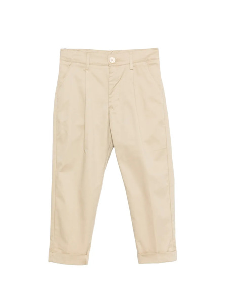  Paolo Pecora Kids Pleated-front Trousers - Neutrals 
