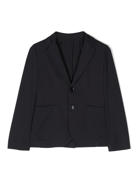  Paolo Pecora Kids Single-breasted Blazer - Blue 