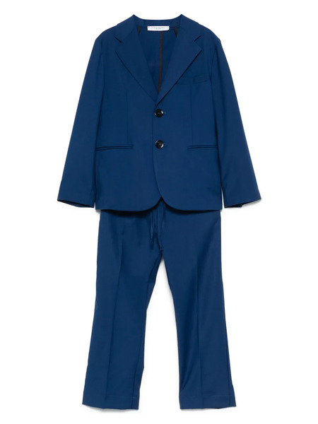  Paolo Pecora Kids Single-breasted Suit - Blue 