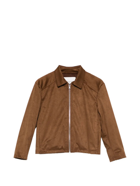  Paolo Pecora Kids Zip-up Jacket - Brown 