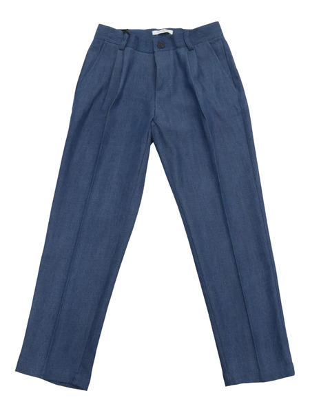  Paolo Pecora Pleated Trousers - Blue 