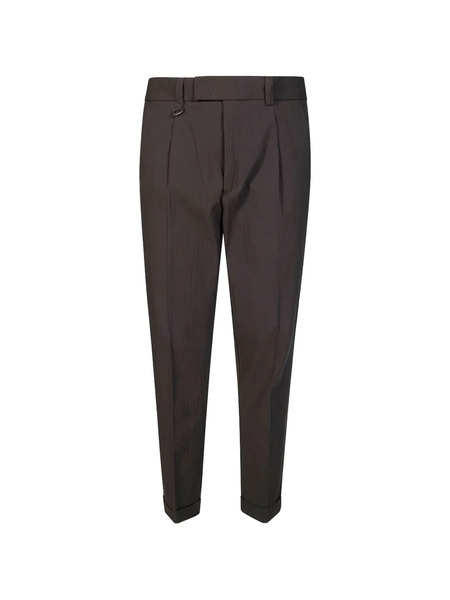  Paolo Pecora Pleated Trousers - Brown 