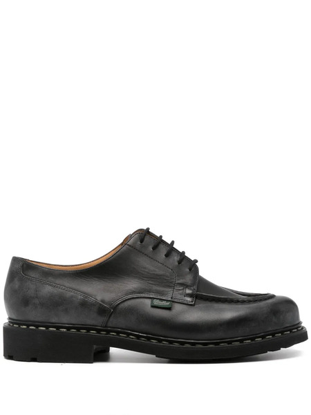  Paraboot Leather Derby Shoes - Black 