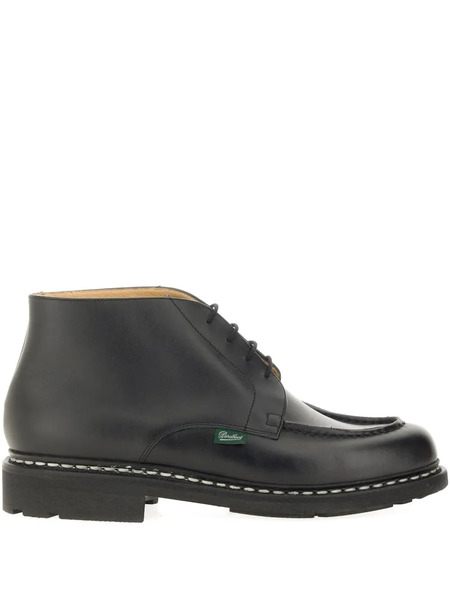  Paraboot Leather Desert Boots - Black 