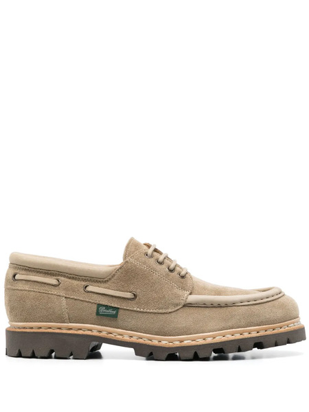  Paraboot Suede Boat Shoes - Neutrals 