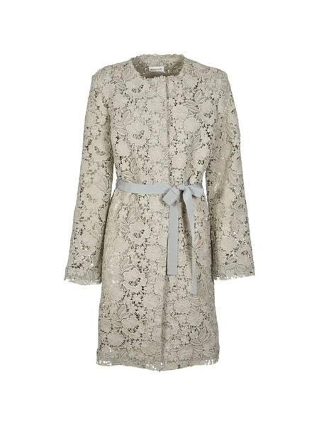  Parah Floral-lace Coat - Green 