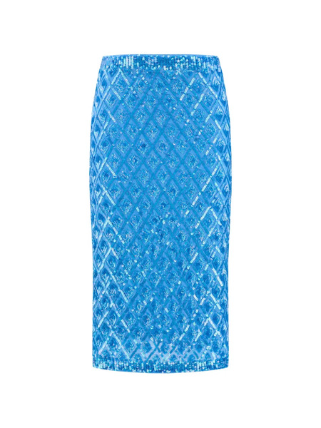  Parah Sequin-embellished Skirt - Blue 