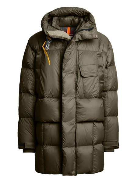  Parajumpers Bold Hooded Quilted Down Parka - Green 