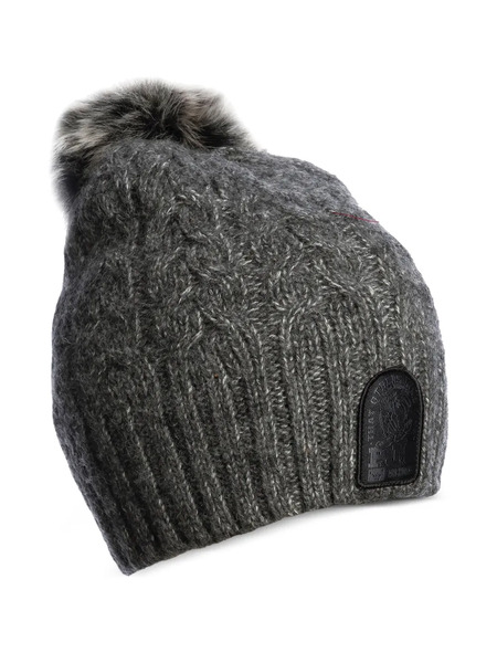  Parajumpers Cable-knit Pom-pom Hat - Grey 