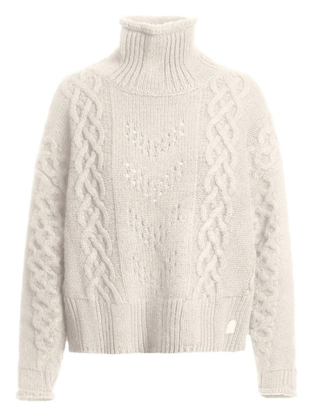  Parajumpers Cable-knit Turtleneck Sweater - Neutrals 
