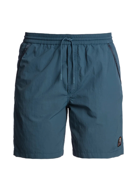  Parajumpers Drawstring-fastening Logo-patch Swim Shorts - Blue 