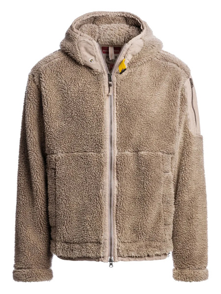  Parajumpers Fleece Hooded Jacket - Neutrals 