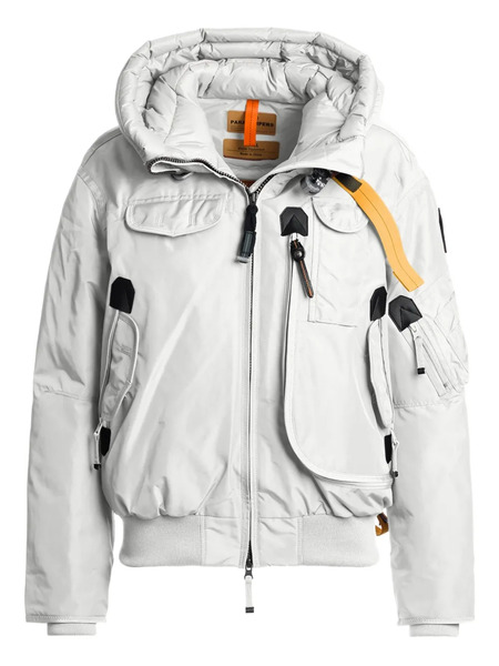  Parajumpers Gobi Hooded Bomber Jacket - White 