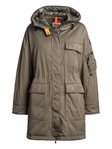  Parajumpers Hooded Flap-pockets Coat - Grey 