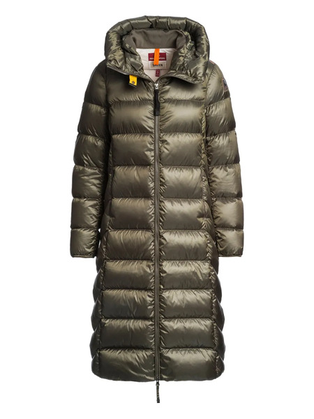  Parajumpers Hooded Longline Padded Coat - Green 