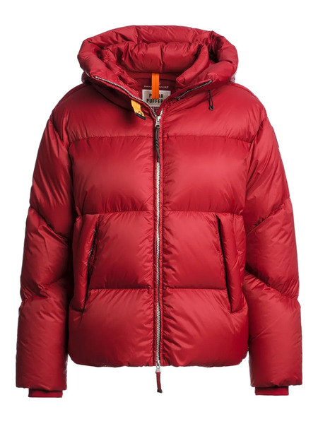  Parajumpers Hooded Puffer Jacket - Red 