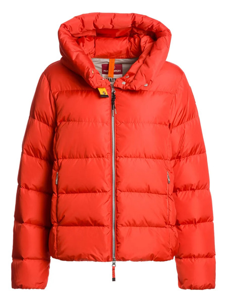  Parajumpers Hooded Puffer Jacket - Red 