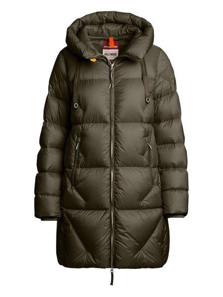  Parajumpers Hooded Quilted Coat - Green 