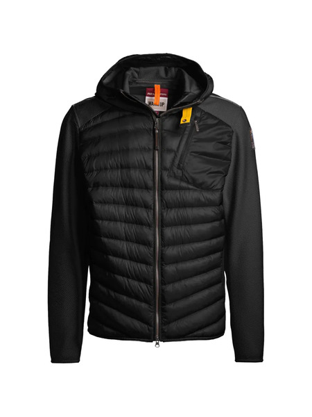  Parajumpers Hooded Quilted Jacket - Black 