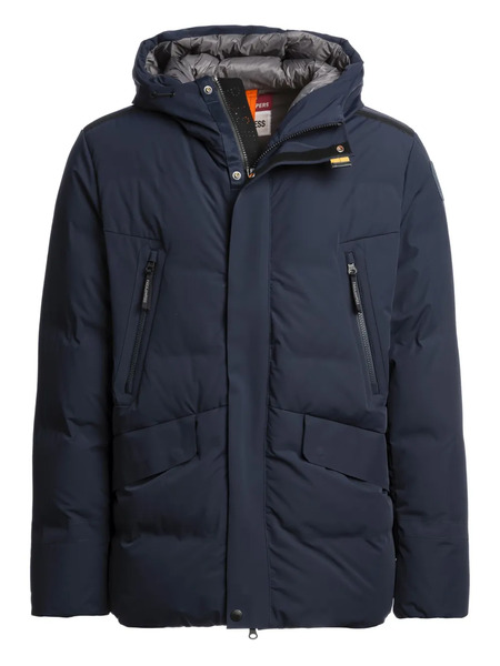  Parajumpers Hooded Quilted Jacket - Blue 