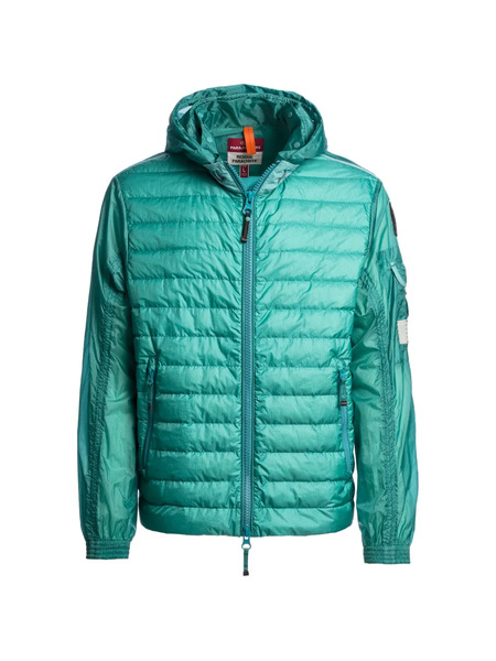  Parajumpers Hooded Quilted Jacket - Green 