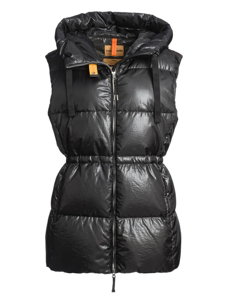  Parajumpers Hooded Quilted Vest - Black 