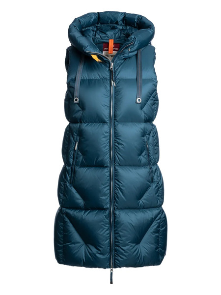  Parajumpers Hooded Quilted Vest - Blue 