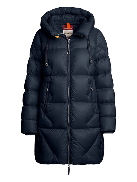  Parajumpers Janet Hooded Quilted Puffer Coat - Blue 