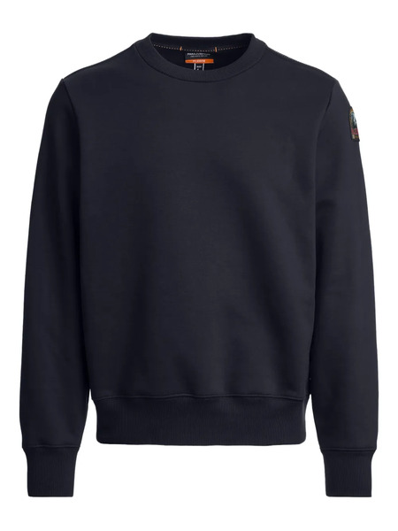  Parajumpers Logo-patch Crew-neck Sweatshirt - Black 