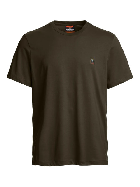  Parajumpers Logo-patch Crew-neck T-shirt - Green 