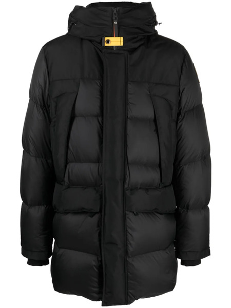  Parajumpers Logo-patch Padded Jacket - Black 