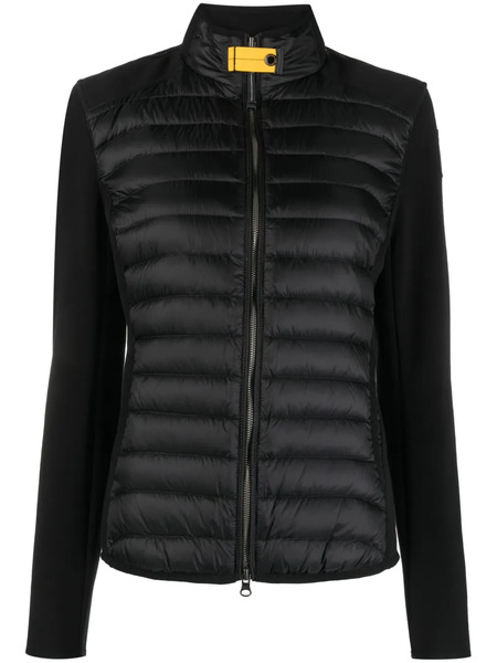  Parajumpers Logo-patch Zip-up Padded Jacket - Black 
