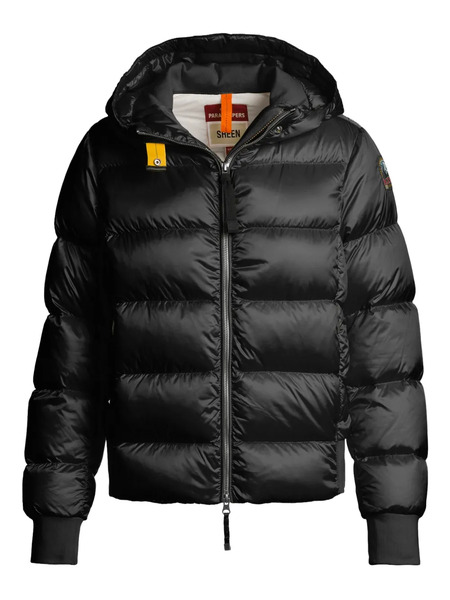  Parajumpers Mariah Hooded Quilted Jacket - Black 