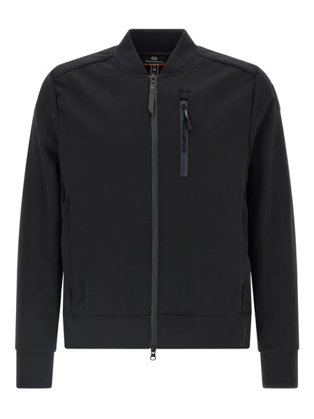  Parajumpers Mckay Zip-front Logo-patch Sweatshirt - Black 