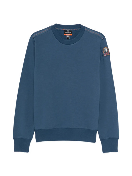  Parajumpers Patch Crew Neck Sweatshirt - Blue 