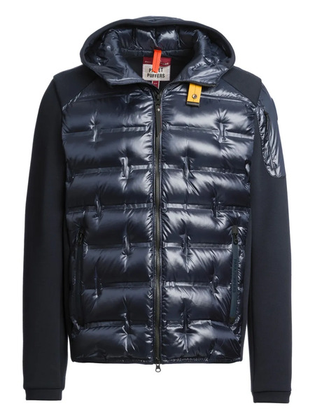  Parajumpers Quilted Hooded Jacket - Blue 