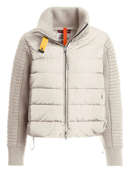  Parajumpers Quilted Knitted-sleeve Jacket - Neutrals 