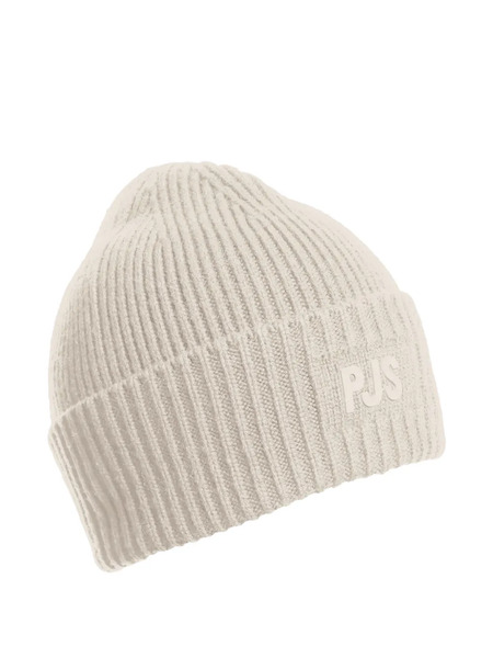  Parajumpers Ribbed Logo Beanie - White 