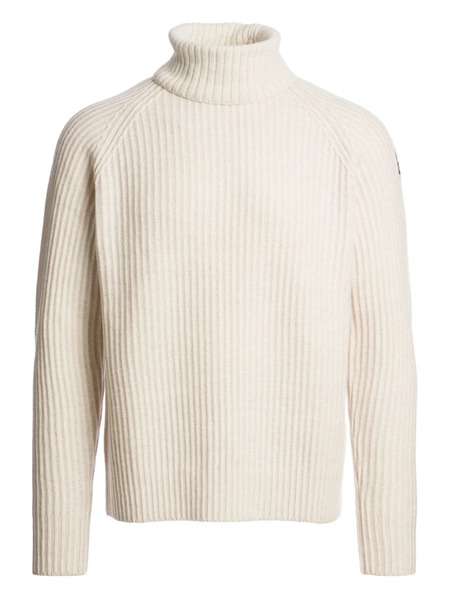  Parajumpers Ribbed Turtleneck Sweater - White 