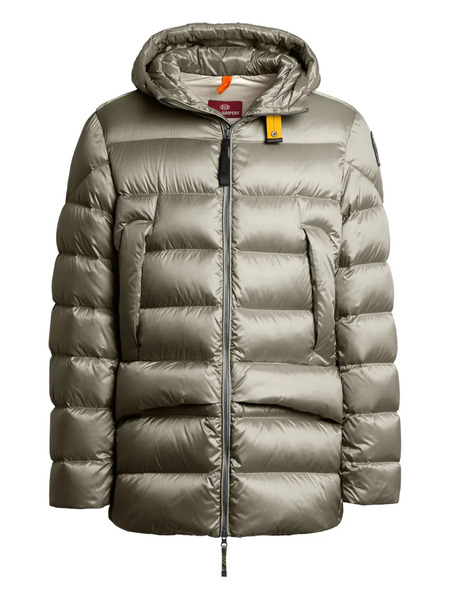  Parajumpers Rolph Hooded Puffer Jacket - Grey 