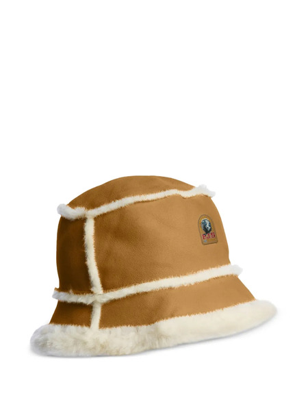  Parajumpers Shearling-trimmed Bucket Hat - Brown 